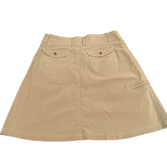 Kuhl Cargo Skirt Drawstring With Pockets Size 4 Tan - Picture 2 of 14